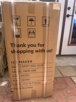 Ice Maker Model HBZB-30N