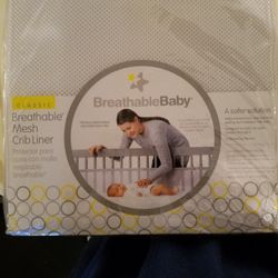 Breathable Baby Mesh Crib Liner