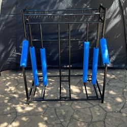 Bike Rack For 3 Bikes With Holder On Top, 3' Wide