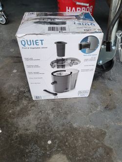 Black And Decker Quiet Juicer 