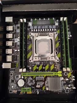 X79 Motherboard, Processor, RAM, and SSD