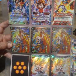 DBZ Dragon Ball Z Super Masters Trading Card Game Set 3 Cross Worlds Cards