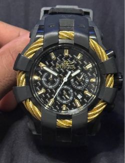 OBO Invicta Reserve Bolt Zeus Chronograph - Black & Gold
