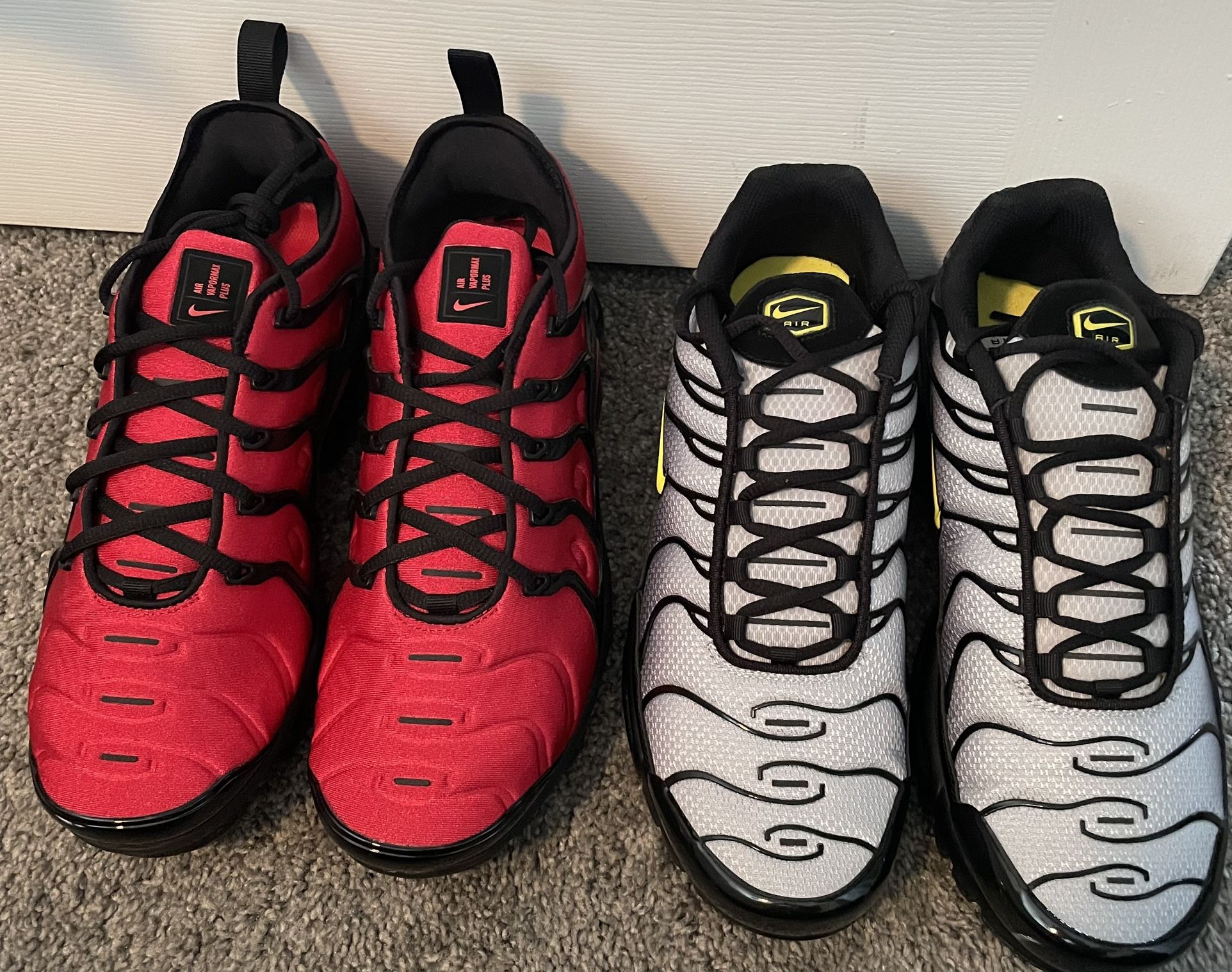 Nike Air Vapormax Plus and Nike Air Max Plus Men's Shoes (size 10)(priced separately)