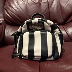 Beetlejuice Mini Purse Backpack with Wings & Recently Deceased Handbook Charm