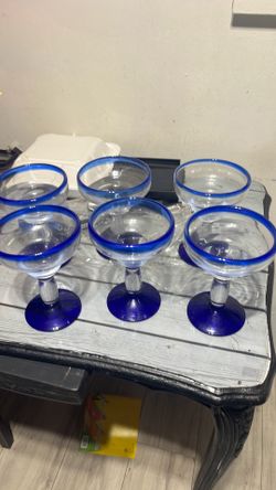 Copas de vidrio.