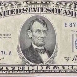 $5 Silver Certificate