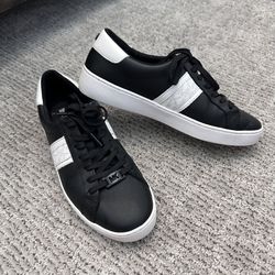 Michael Kors Irving Side-Striped Lace-Up Sneakers