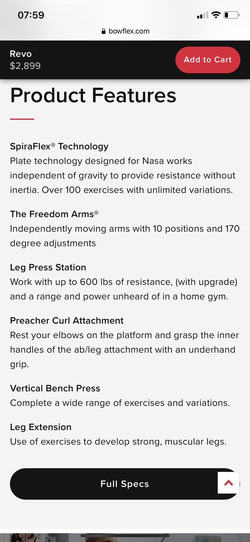 Bowflex Revolution