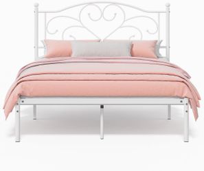 Full size metal bed frame