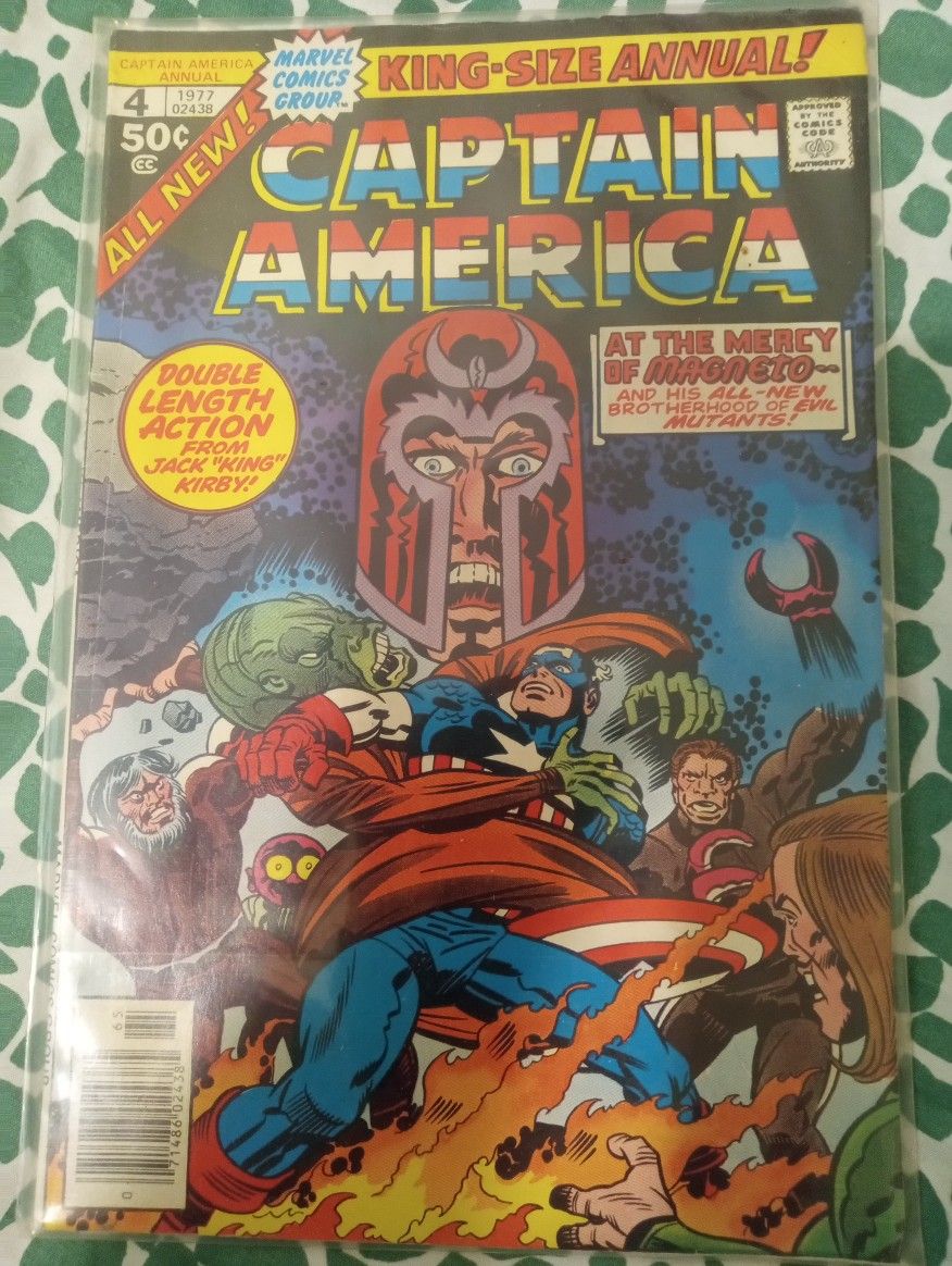 Captain America Kirby Marvel 70s Comic