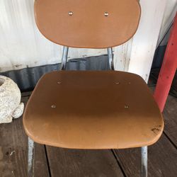 Vintage school desk chair