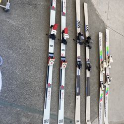 Salomon Coyote Electra Skis with Original Bindings - Late 80s/Early 90s Vintage