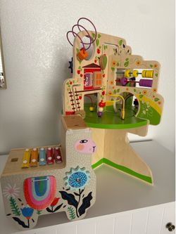 Wooden Tree Top Adventure Activity Center Toy