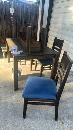 Brown dining table