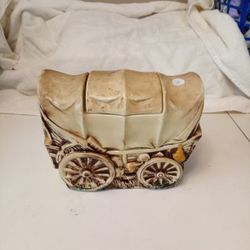 Vintage Chuck Wagon Cookie Jar