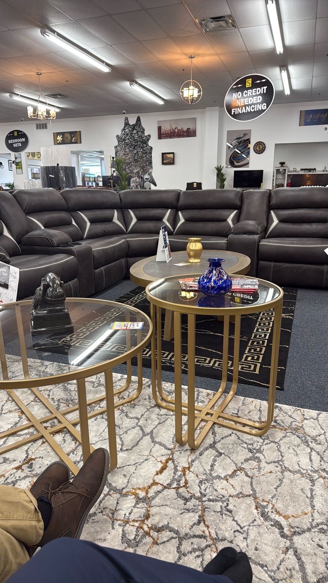 Reclining Sectional Ashley Back Supporter 2299 Financing Available 