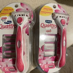 Schick Quattro Shavers 