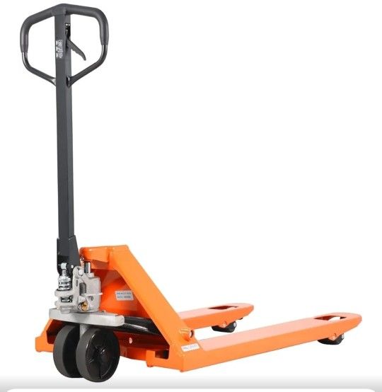 Carrier Pallet Jack 5500 Lb. Capacity, Manual Pallet Truck 21 x 48 Forks Standard Duty Hand Trucks