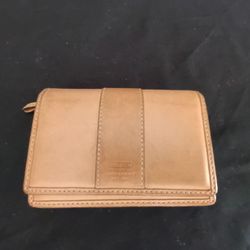 Vintage Coach Tan Leather Wallet