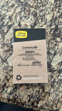 OtterBox Commuter Series DROP+ case for iPhone 15 Pro Max, brand new and sealed.