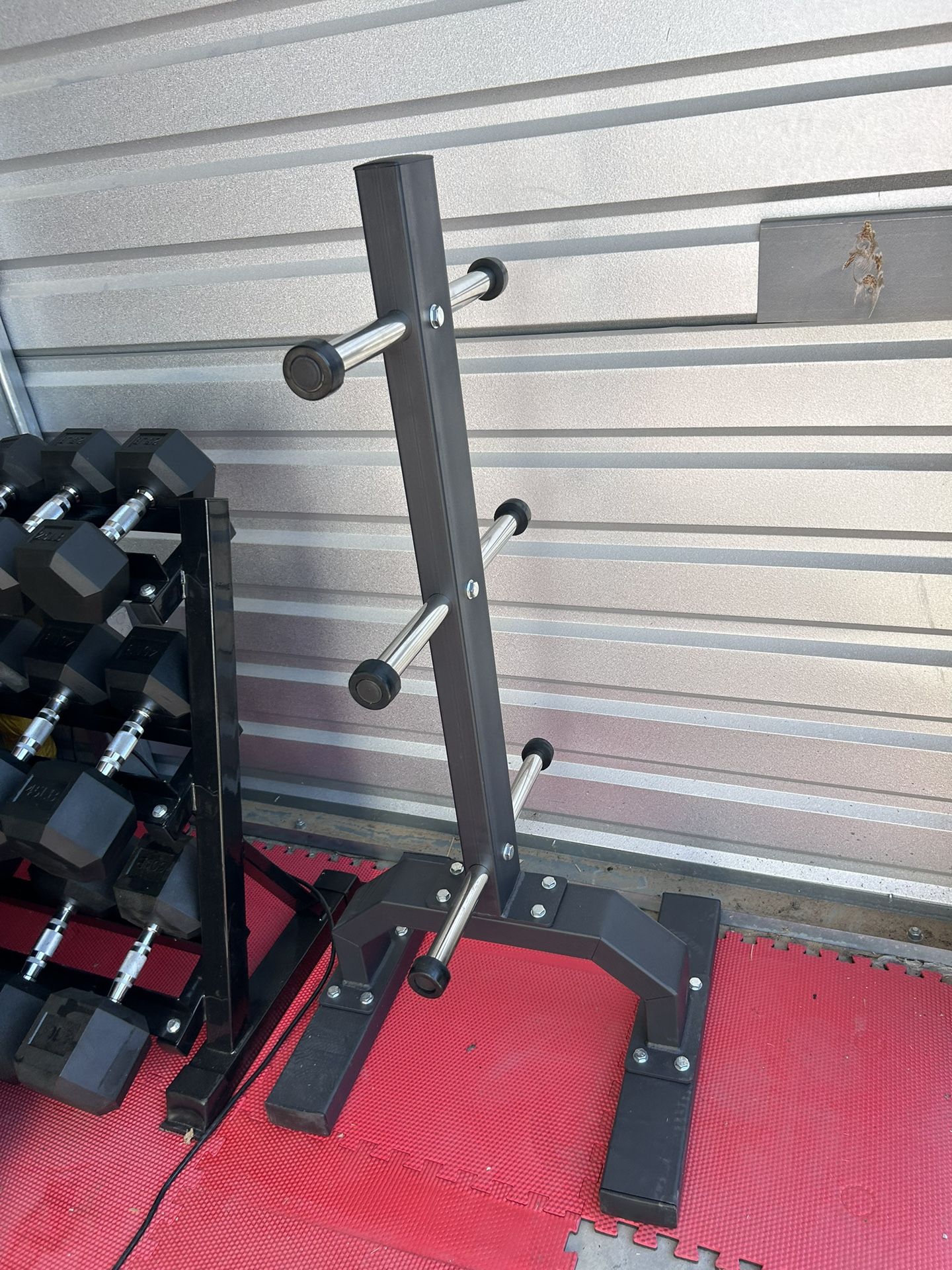 New heavy duty olympic plates rack. New in box. $100
