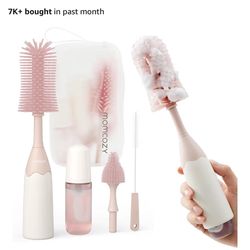 New Momcozy Press Foaming Bottle Brush Kit 
