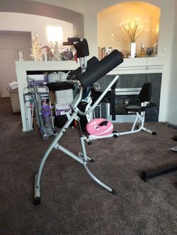 BACK PAIN RELIEF  " Spinal decompression " Fitness exercise equipment