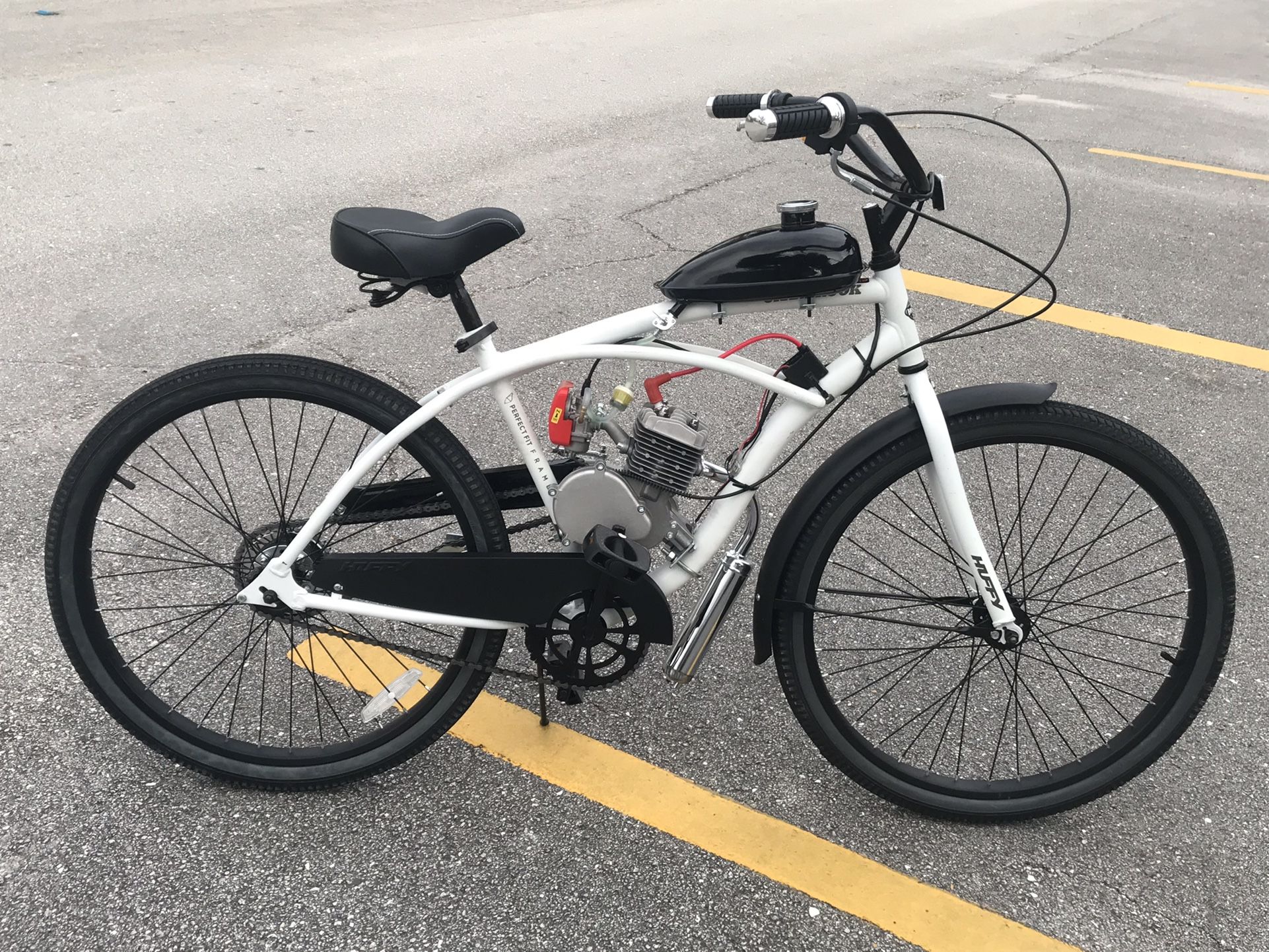 🔥New 01/22🔥 Gas Powered 😎Beach Cruiser 😎Motorized Bicycle 🔥ONLY ONE WHITE ONE LEFT!🔥 Delivery Available.