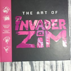 Rare Invader Zim Art Book 