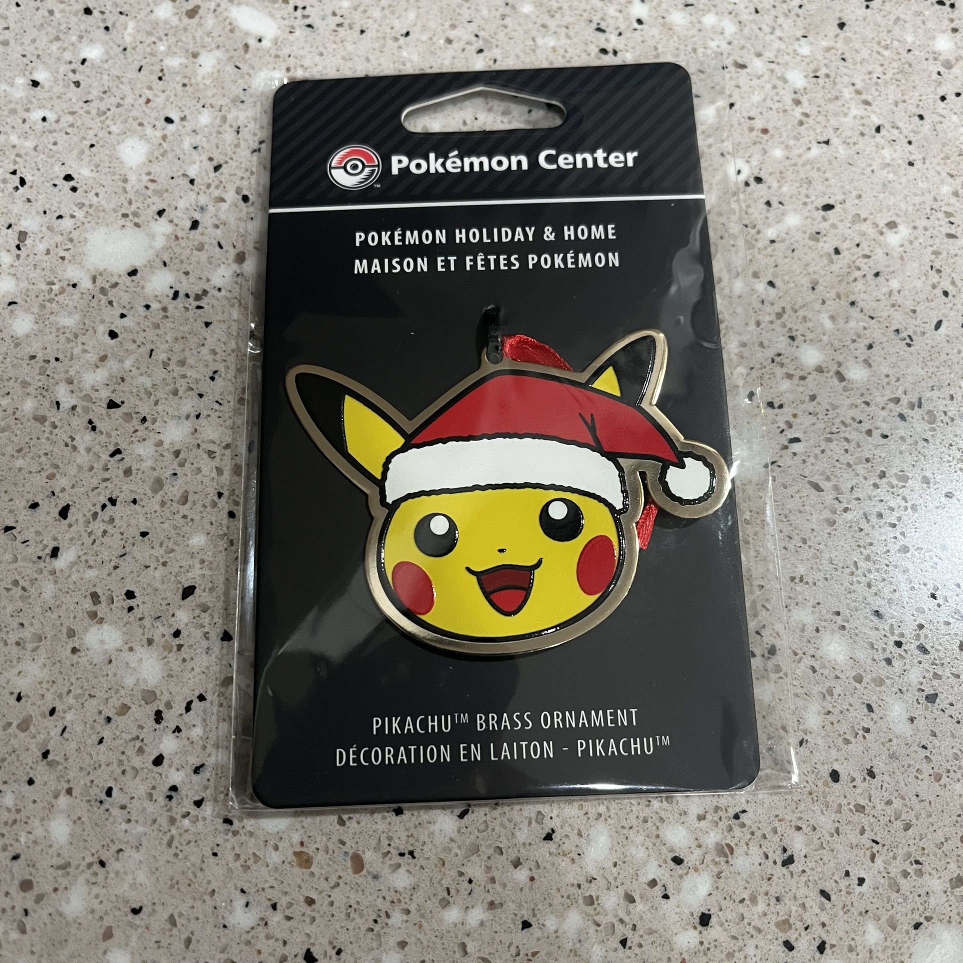 Pokemon Center - Pokemon Holiday & Home - Pikachu Brass Ornament (2020)