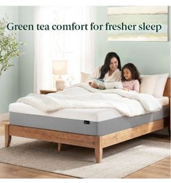 Zinus Green Tea Cooling Gel Memory Foam Mattress, Queen