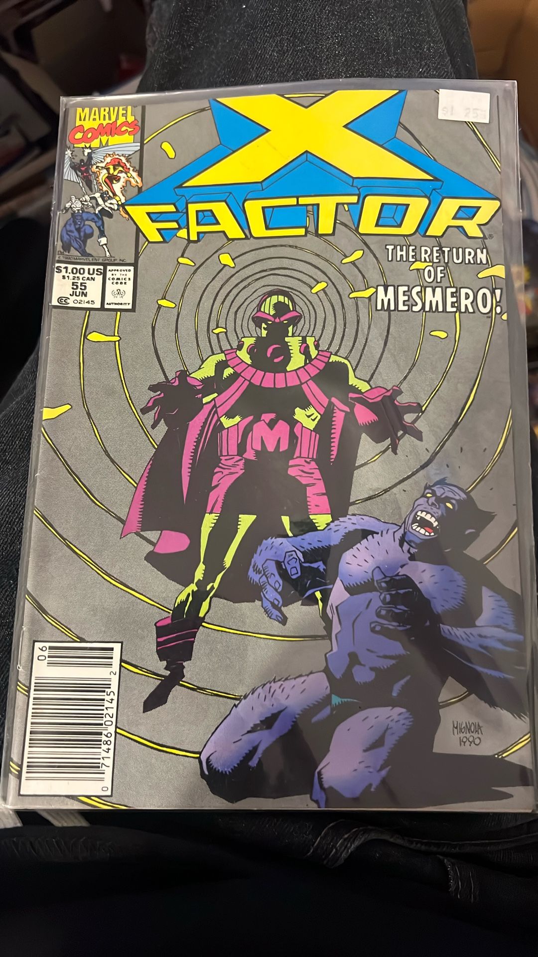 1990 X Factor The Return Of Mesmero! Sealed 