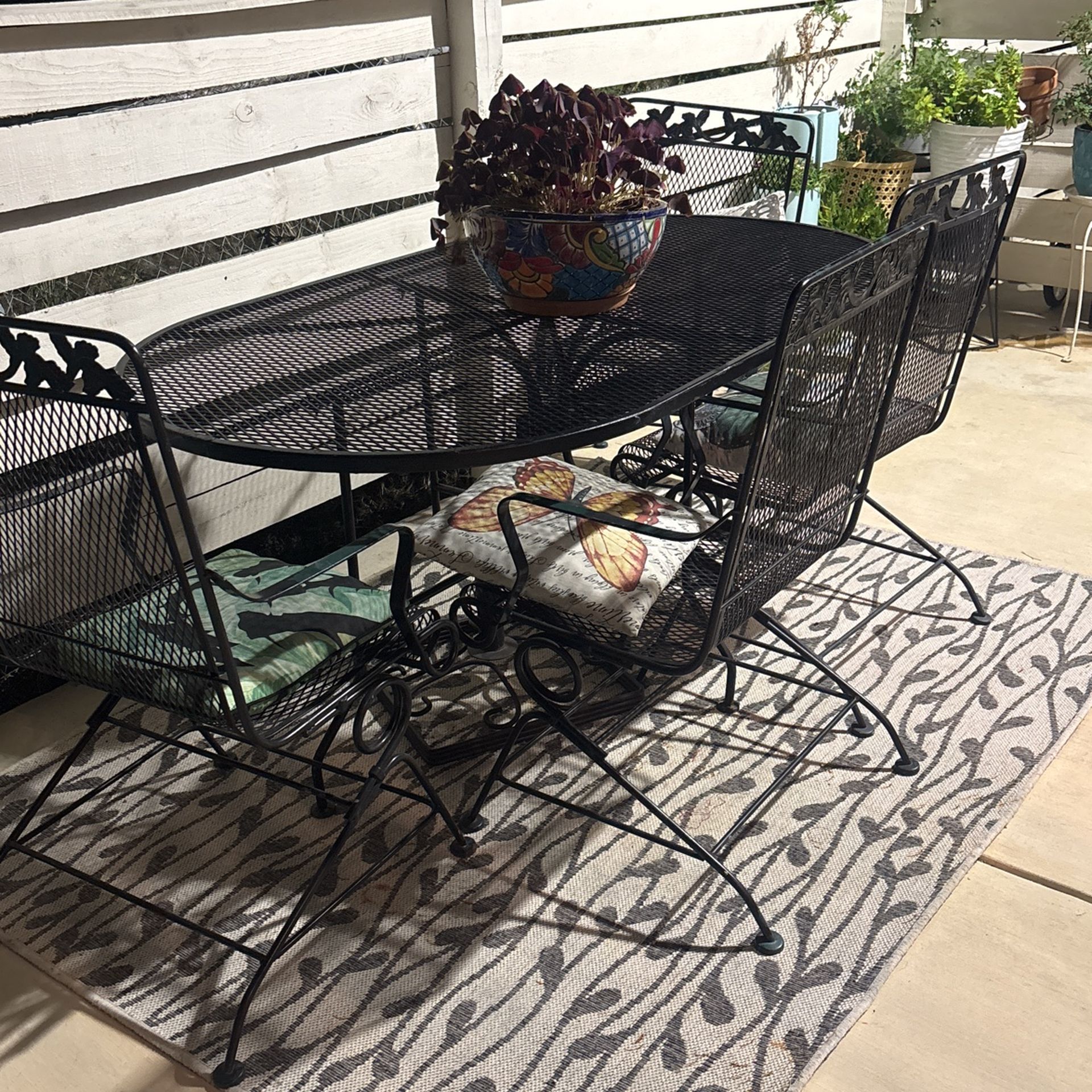 Iron Patio Table And Chairs for Sale in San Antonio, TX OfferUp