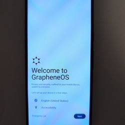 Unlocked DeGoogled Pixel 7 Running GrapheneOS
