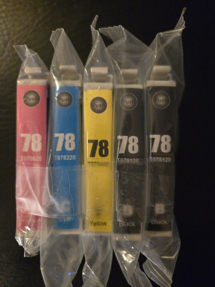 Epson Ink Cartridge Replacements for Epson 78 T078 for Use with Artisan 50 Stylus Photo R260 R280 R380 RX580 RX595 RX680 Printers