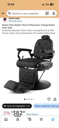 Barber chair
