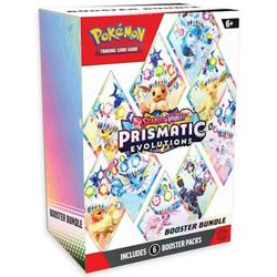 Pokémon Prismatic Evolutions Booster Bundle Box - 6 Booster Packs
