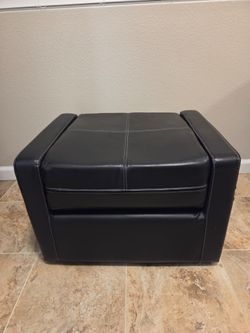 Leather Ottoman/Kids Gaming Chair with Storage
