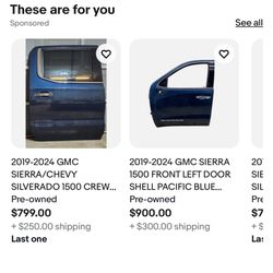 2017 Truck Part Out Doors, Bed , Tail gait And More 