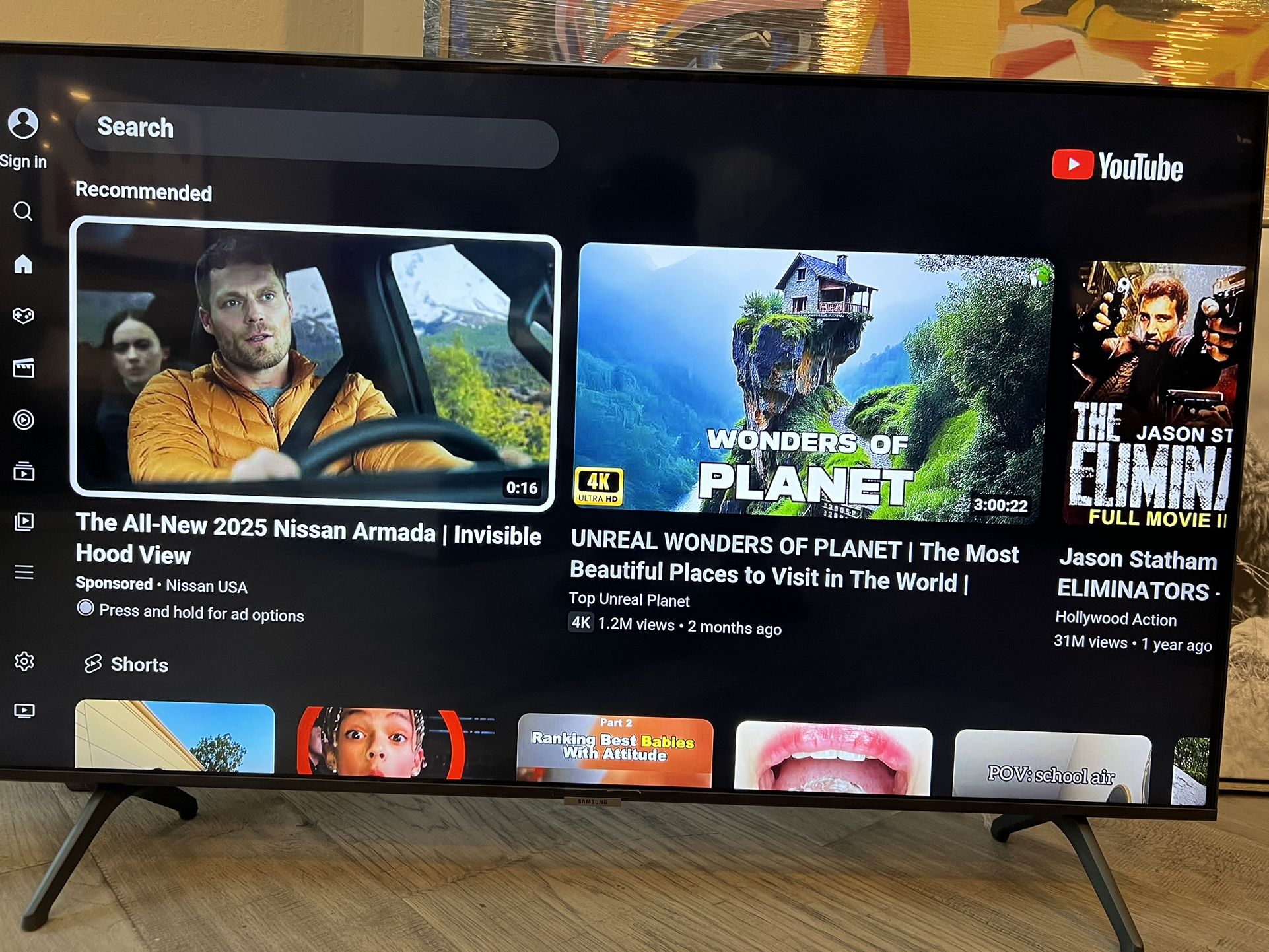 Samsung 4K 43" Model UN43TU700DFXZA