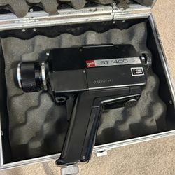GAF  ST/400 Super 8 Movie Camera With Case