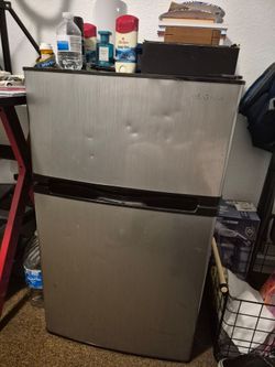 Insignia Stainless Steel Mini Fridge
