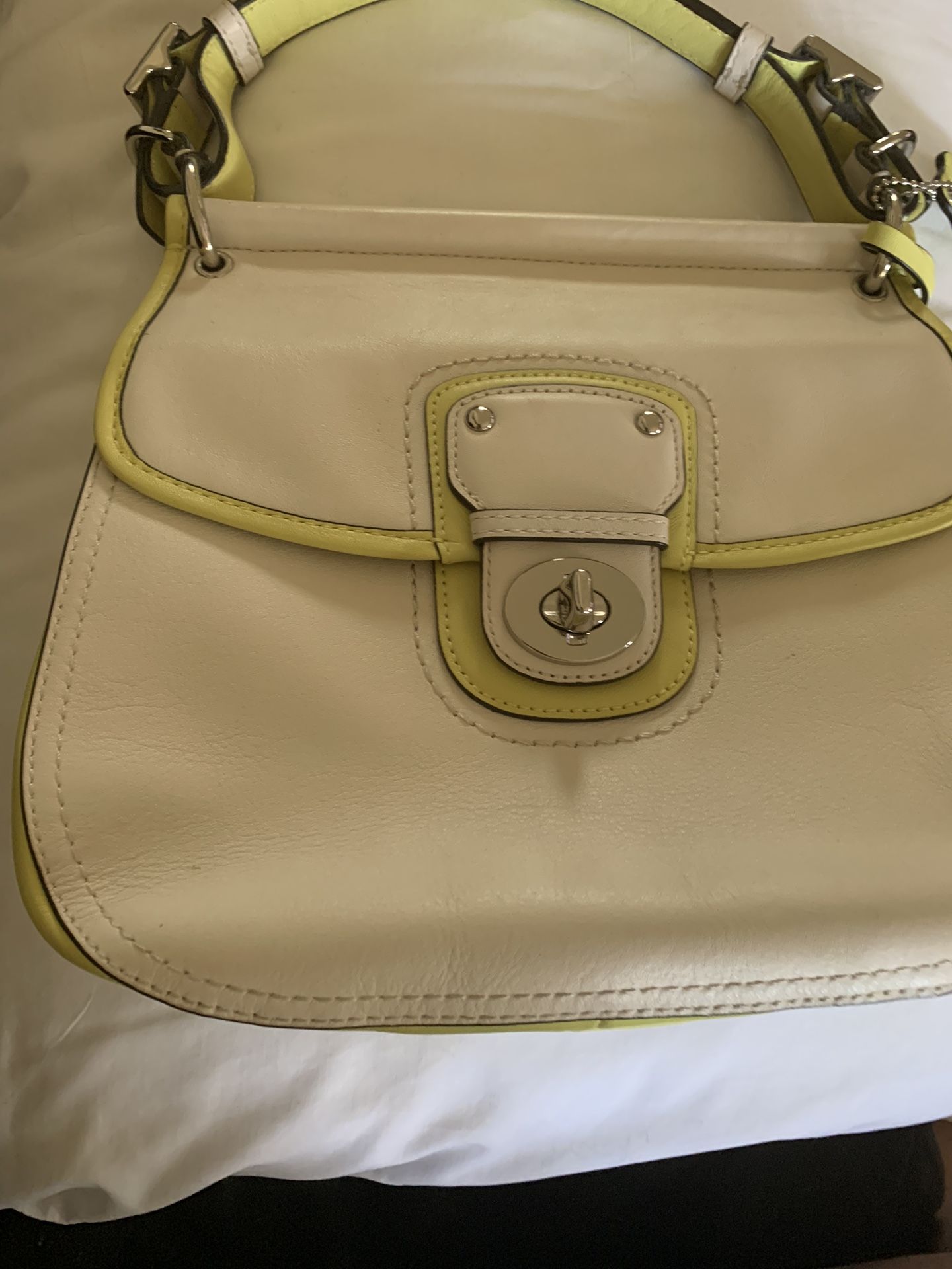 Coach Purse Legacy Archival. Two Tone