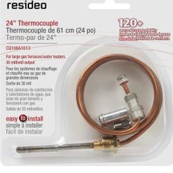 Resideo CQ100A1013/U 24-Inch Replacement Thermocouple for Gas Furnaces, Boilers and Water Heaters
