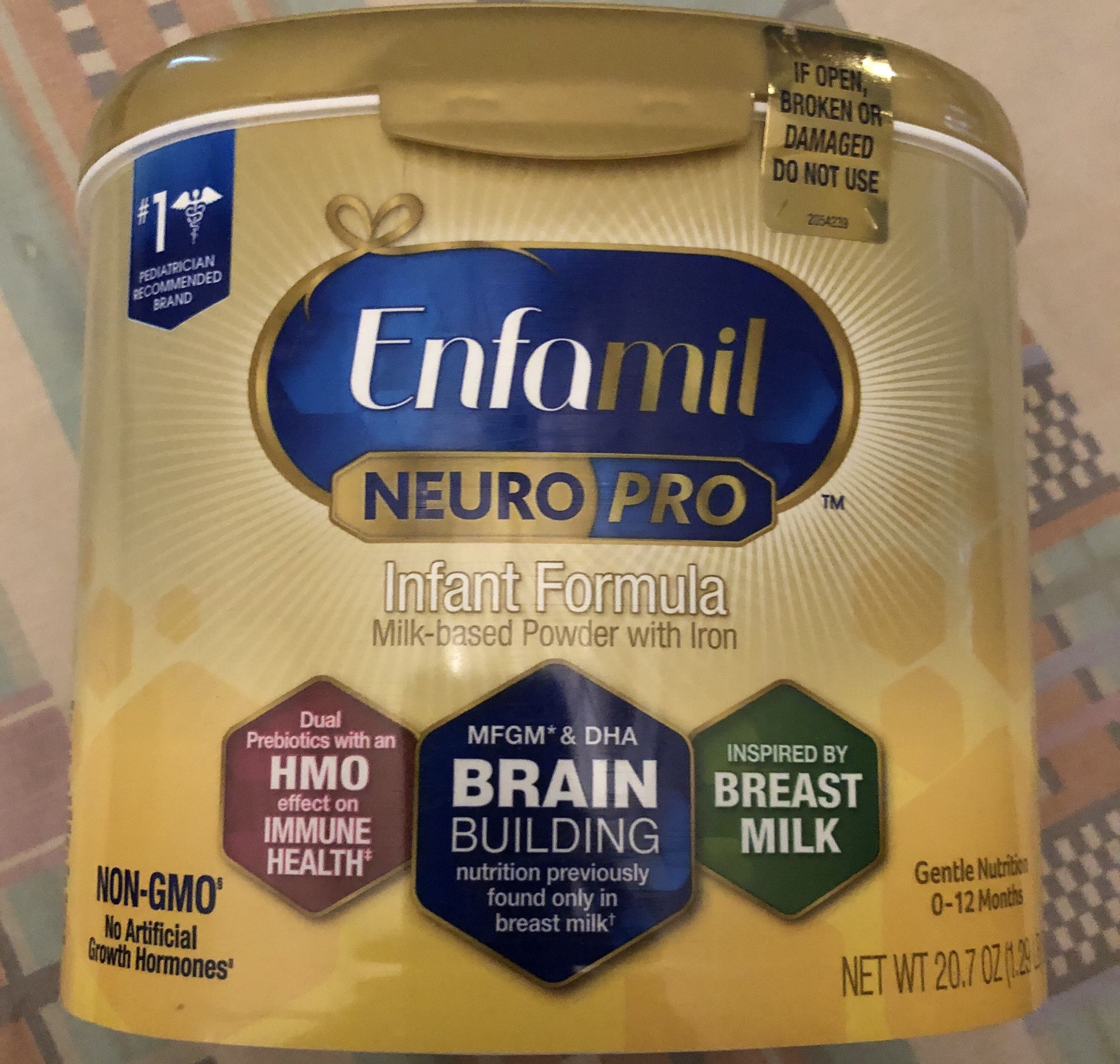 Enfamil Neuro Pro Infant Formula 20.7oz Factory Sealed Exp Aug. 2021