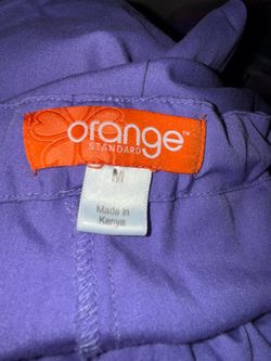 Orange Scrub Pant
