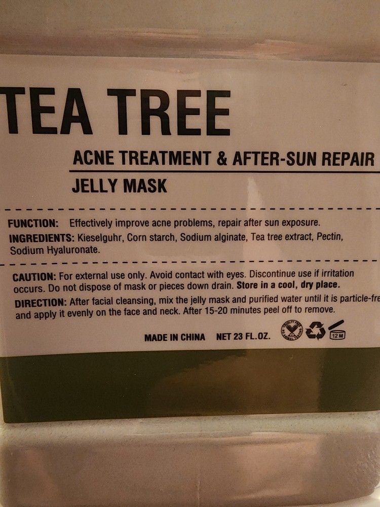 TEA TREE JELLY MASK 23oz