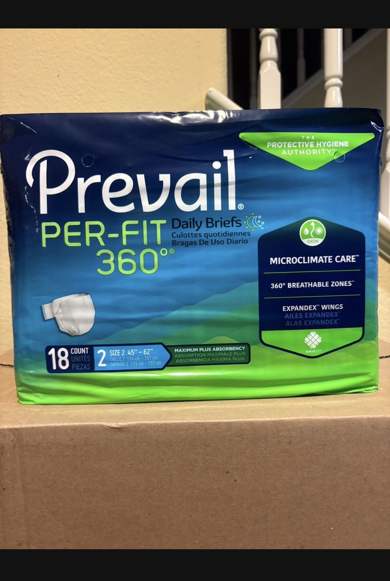 Adult Daily Briefs (Size Large) $20 For 72 Briefs