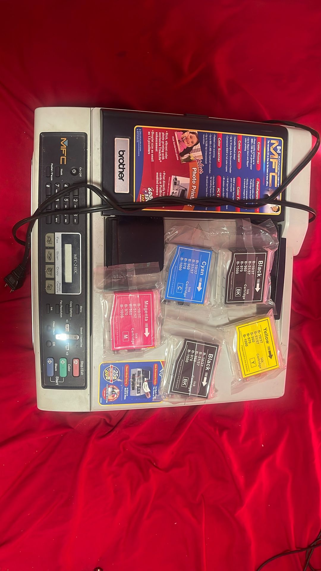 Brother MFC-240C Printer w/New Ink